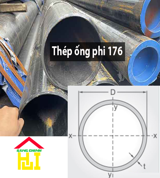 Thép ống phi 176 - Sáng Chinh STEEL