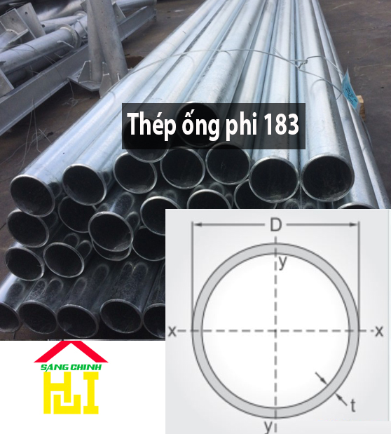 Thép ống phi 183