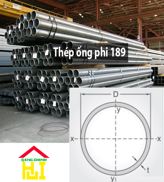 Thép ống phi 189 - Sáng Chinh Steel