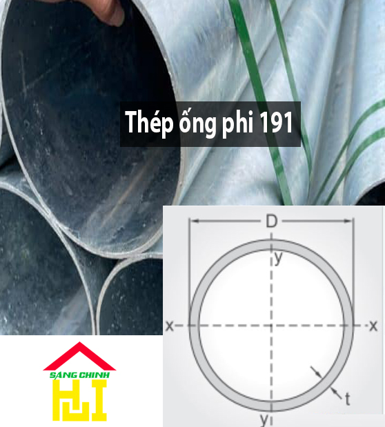 Thép ống phi 191 - Sáng Chinh STEEL