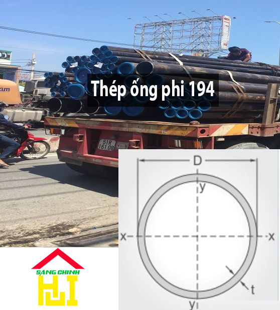 Thép ống phi 194 - Sáng Chinh Steel