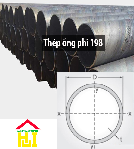 Thép ống phi 198 - Sáng Chinh STEEL