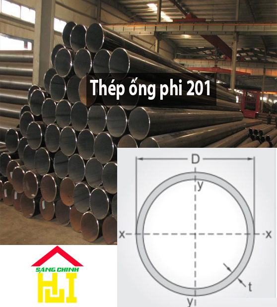 THÉP ỐNG PHI 201 - SÁNG CHINH STEEL