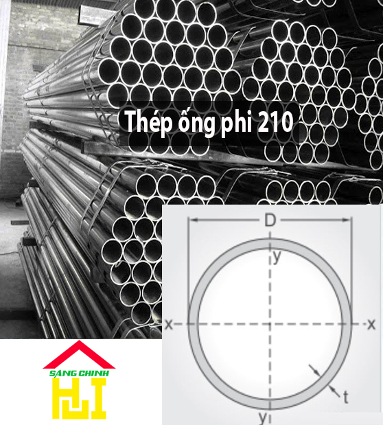 Thép ống phi 210 - Sáng Chinh STEEL