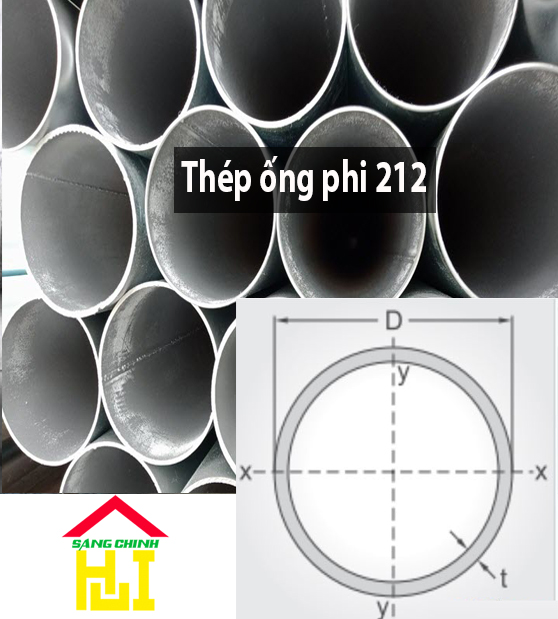 Thép ống phi 212