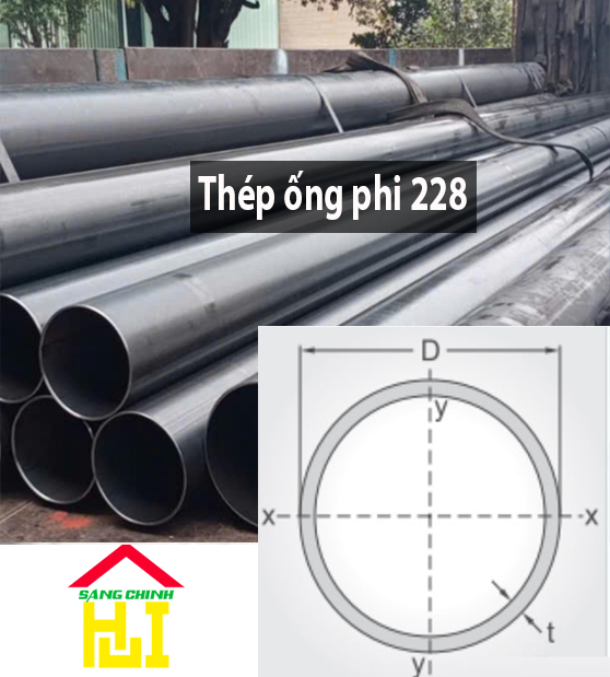 Thép ống phi 228