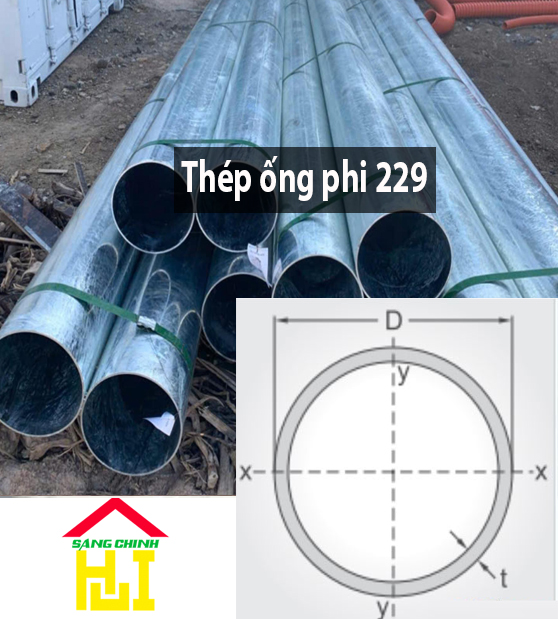 Thép ống phi 229