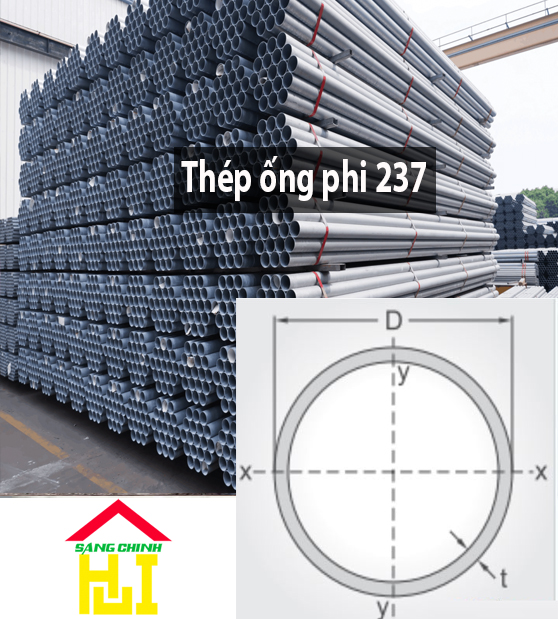 Thép ống phi 237 - Sáng Chinh STEEL