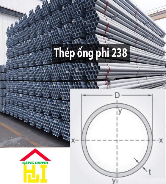 Thép ống phi 238 - Sáng Chinh STEEL