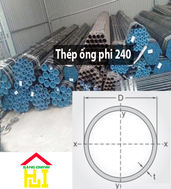 Thép ống phi 240