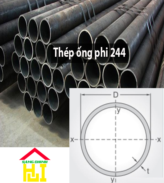 Thép ống phi 244 - Sáng Chinh STEEL