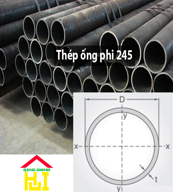 Thép ống phi 245 - Sáng Chinh STEEL