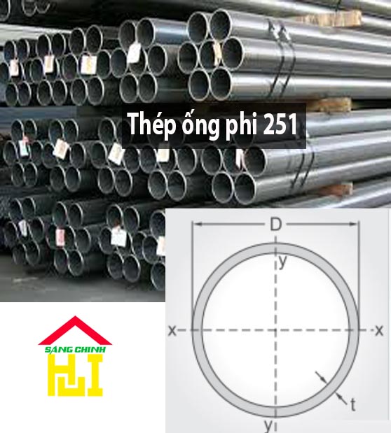 Thép ống phi 251