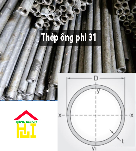Thép ống phi 31 – Sáng Chinh STEEL