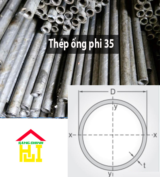 Thép ống phi 35
