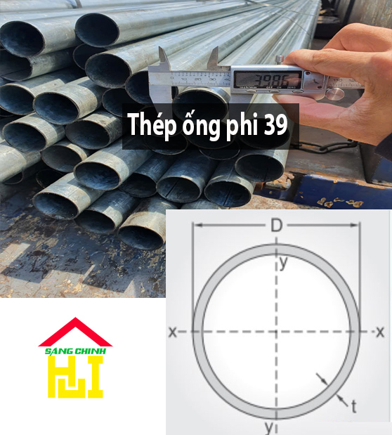Thép ống phi 39
