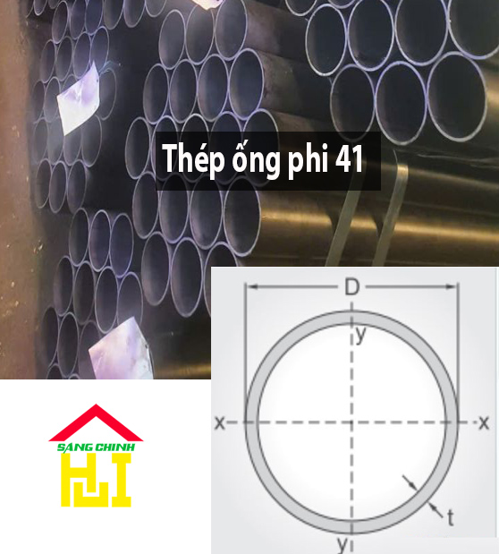 THÉP ỐNG PHI 41 – SÁNG CHINH STEEL