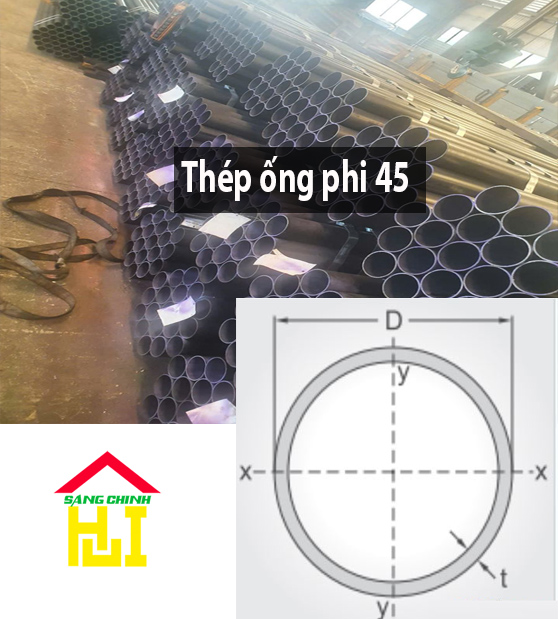Thép Ống Phi 45