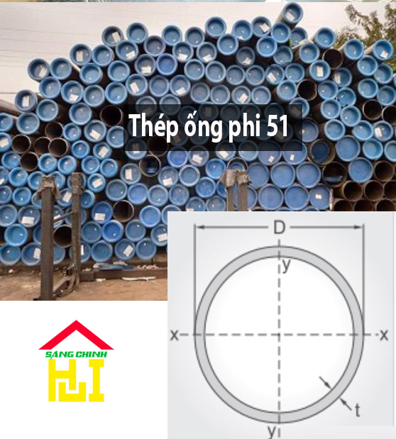 Thép Ống Phi 51 – Sáng Chinh STEEL