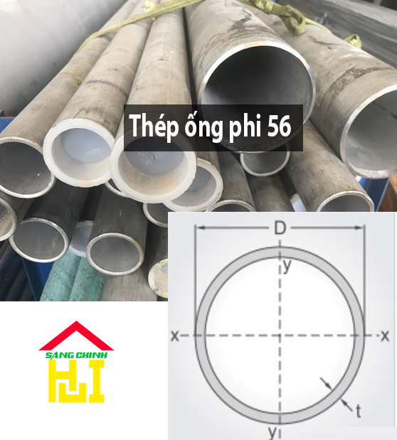 Thép ống phi 56