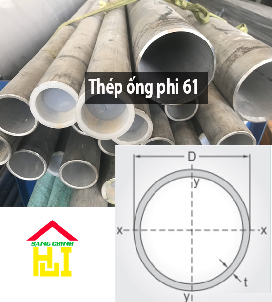 THÉP ỐNG PHI 61 – SÁNG CHINH STEEL