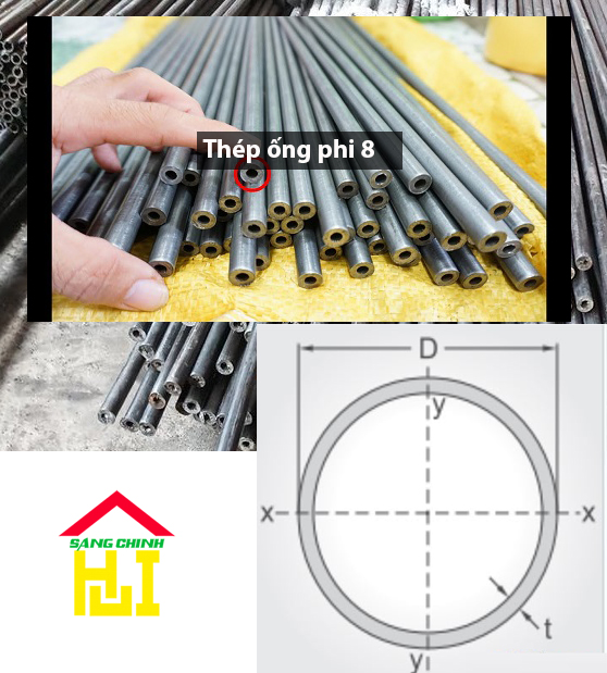 Thép Ống Phi 8 – Sáng Chinh Steel