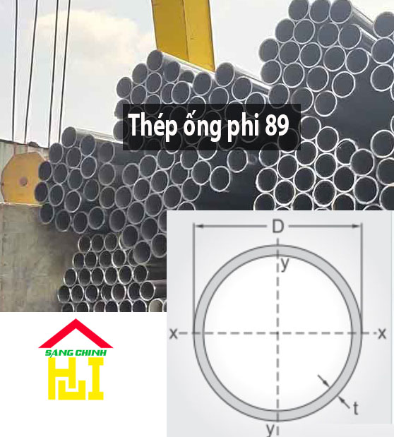 Thép ống phi 89