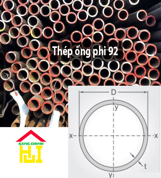 Thép ống phi 92