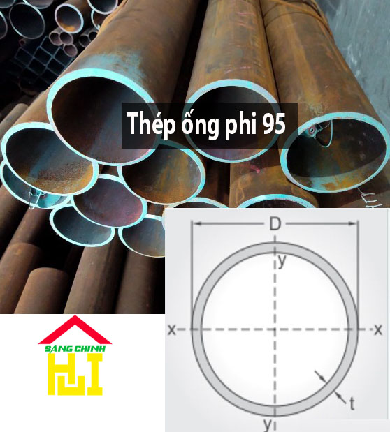 THÉP ỐNG PHI 95 – SÁNG CHINH STEEL
