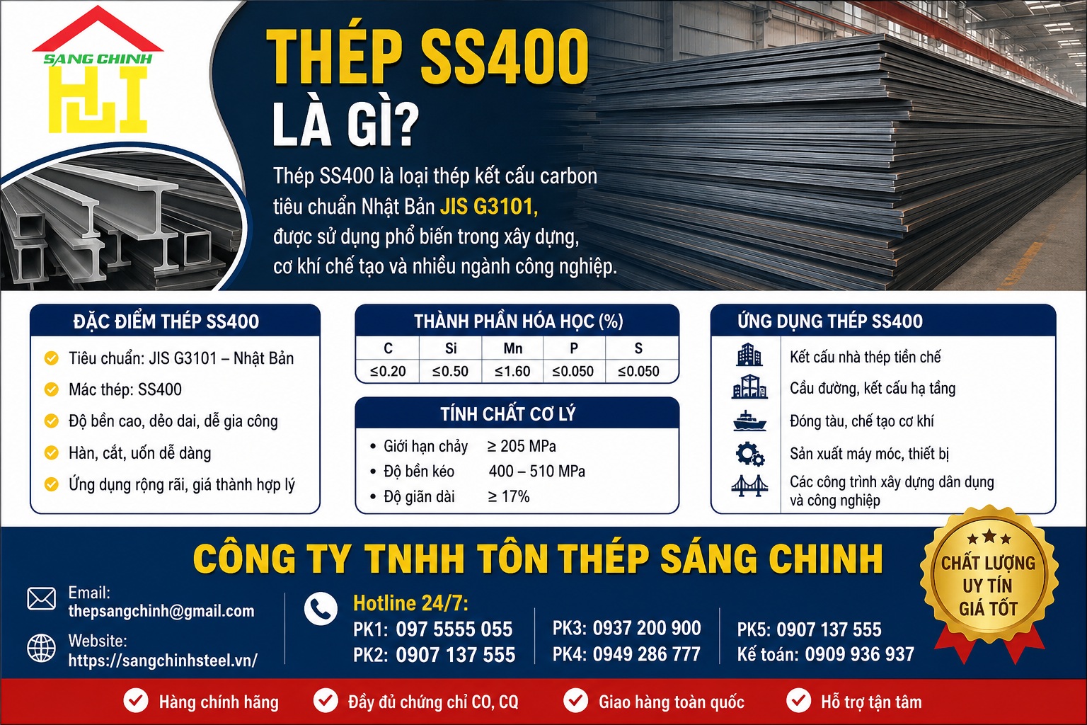 Thép SS400 là gì