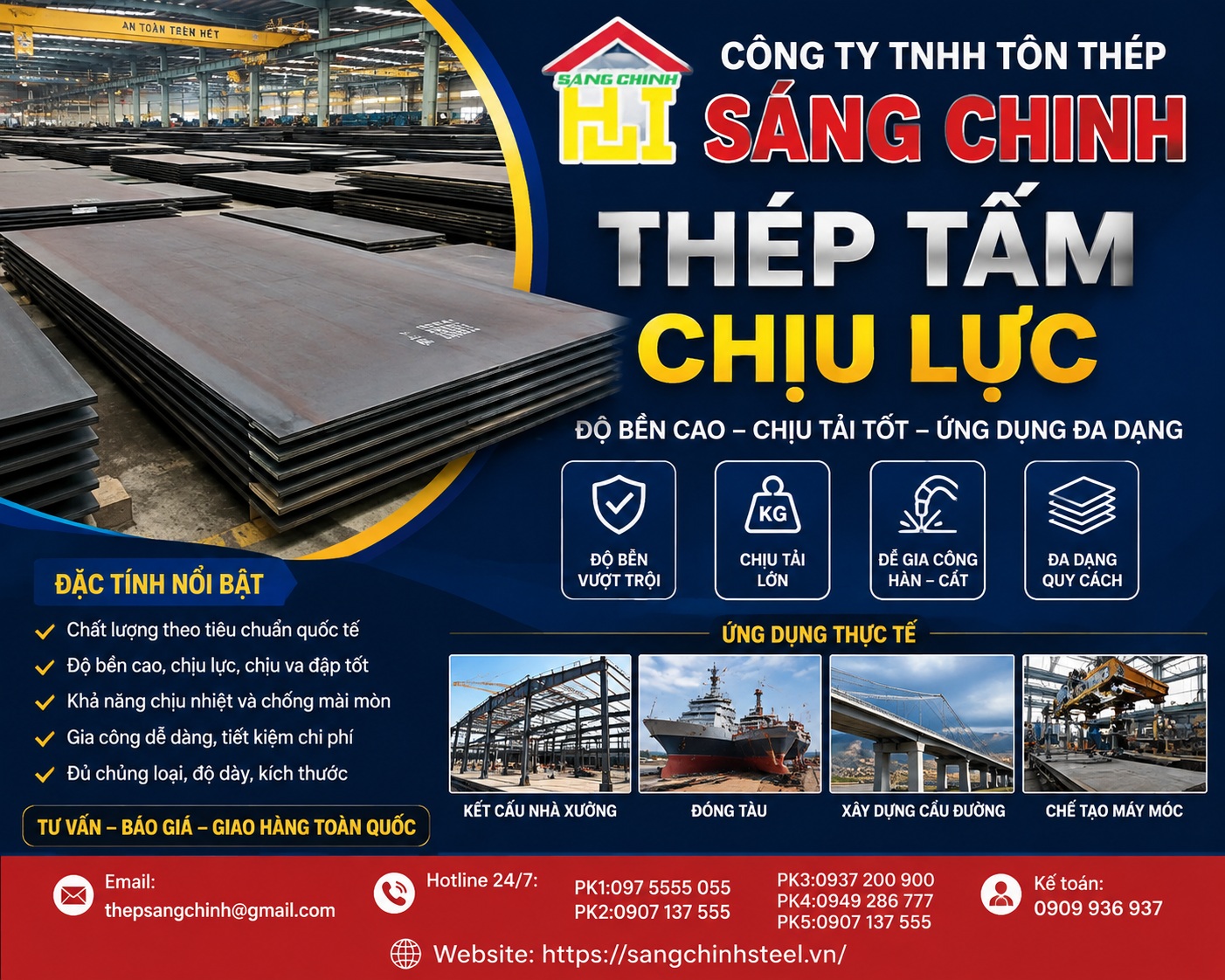 Thép tấm chịu lực