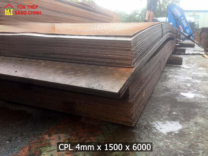 Thép tấm gân 4 x 1500 x 6000