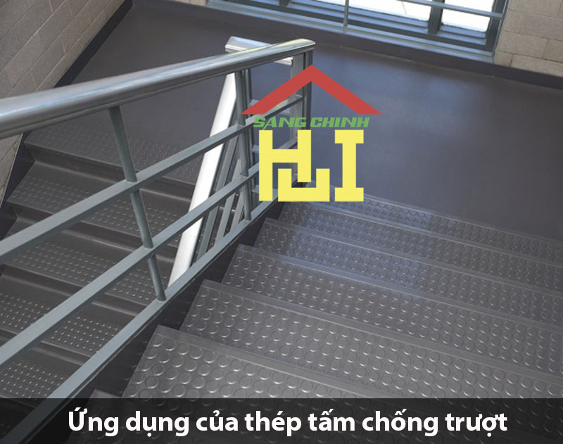 Ứng dụng của thép tấm chống trượt
