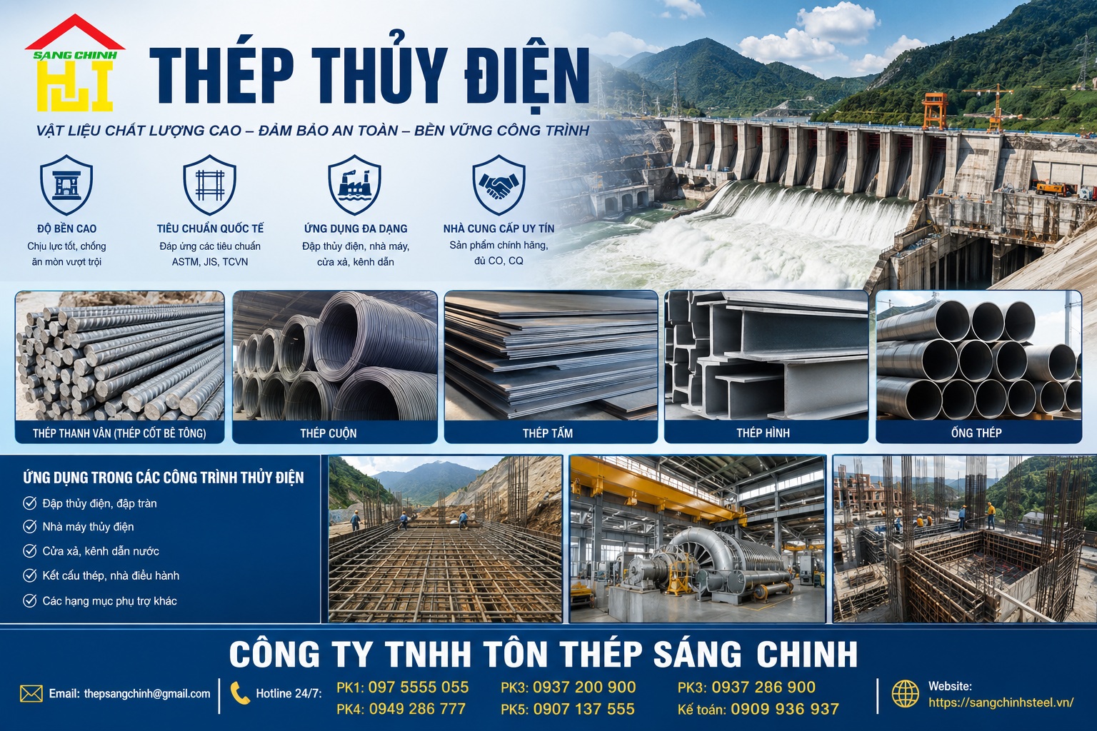 Thép thủy điện