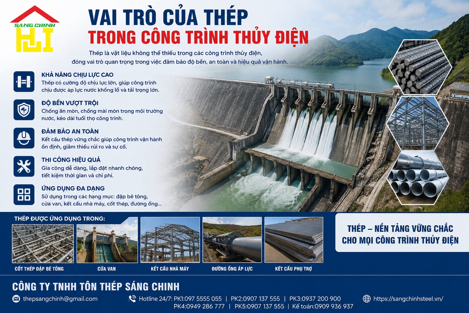 Thép thủy điện
