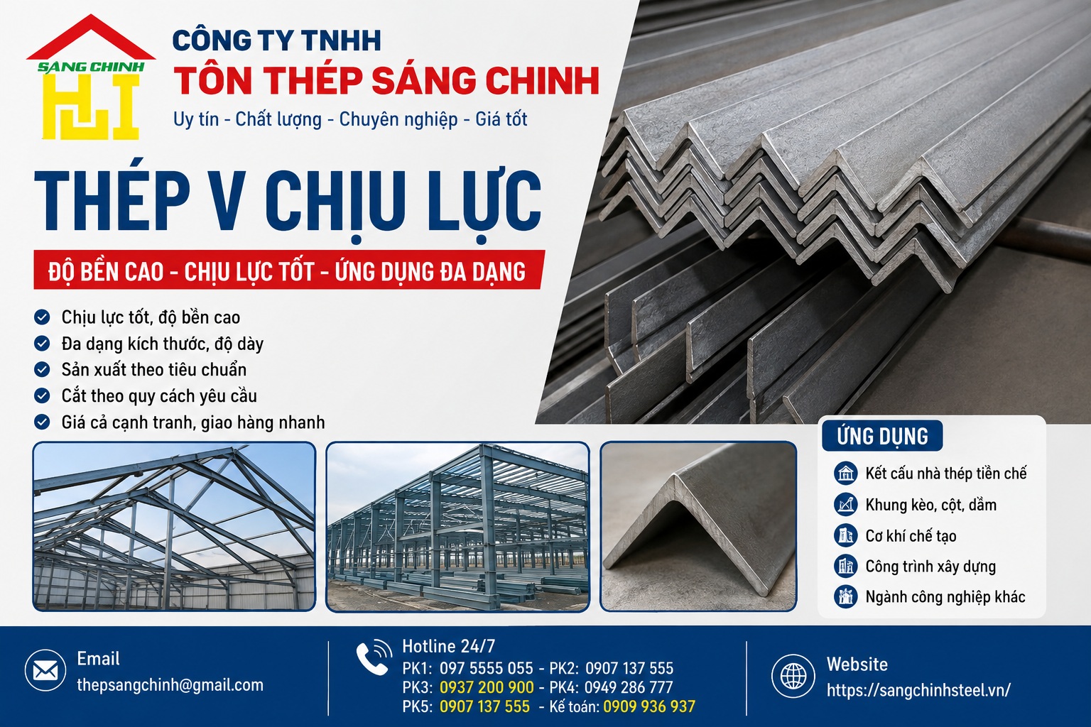 Thép V chịu lực