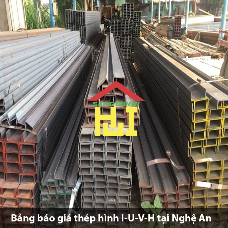 Bảng báo giá thép hình I-U-V-H tại Nghệ An