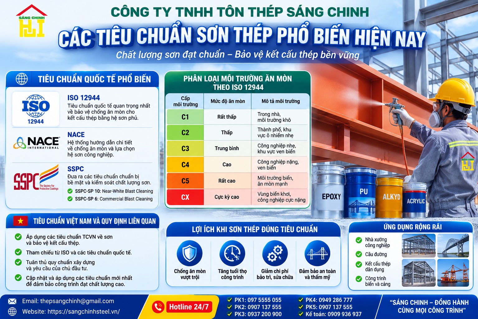 Tiêu chuẩn sơn thép