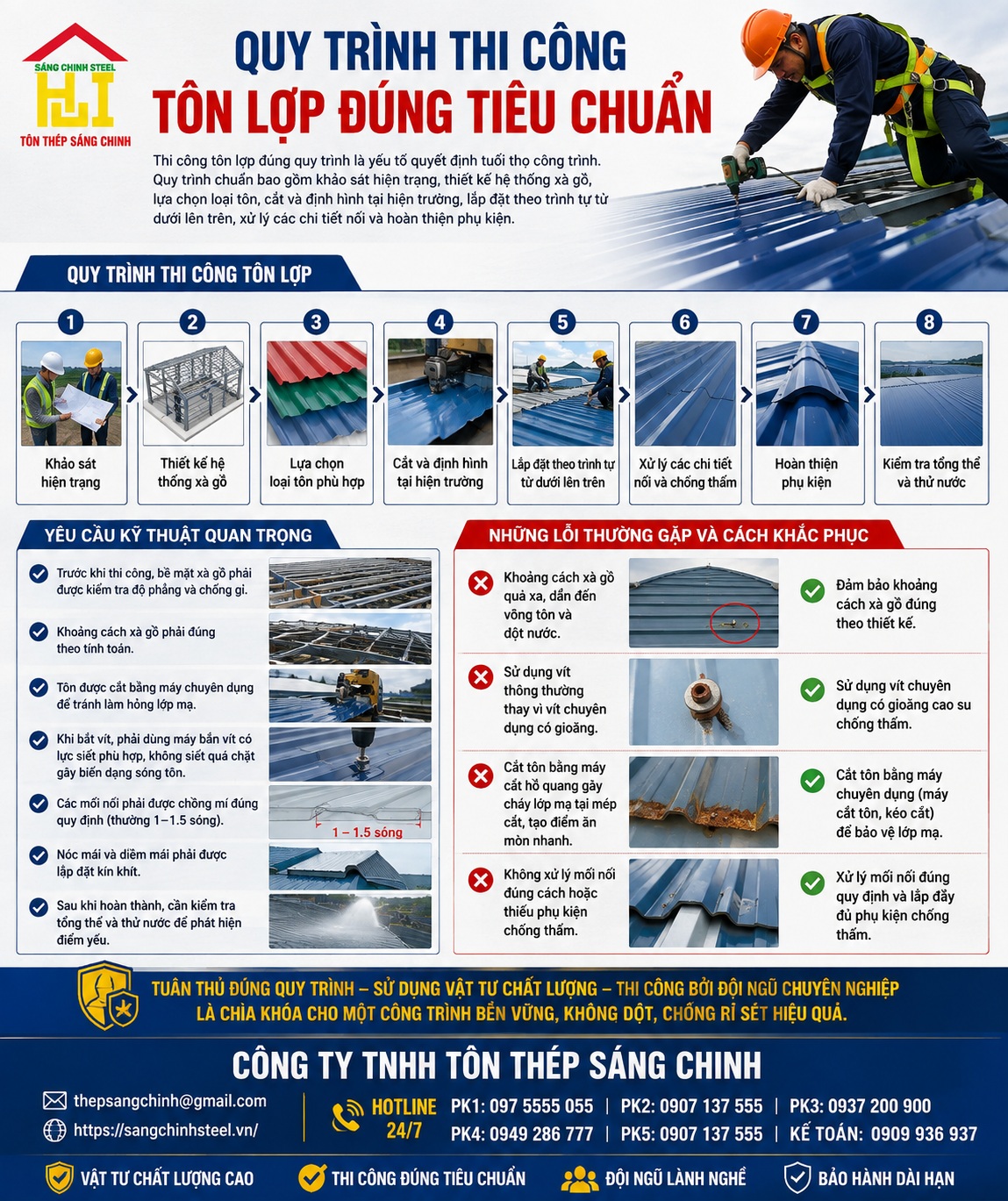 Tiêu chuẩn tôn lợp
