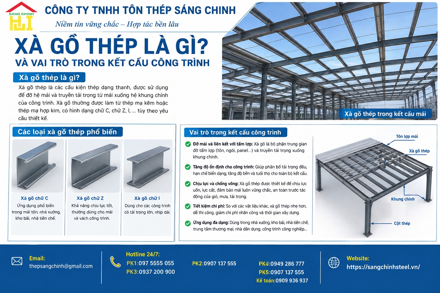 Tiêu chuẩn xà gồ