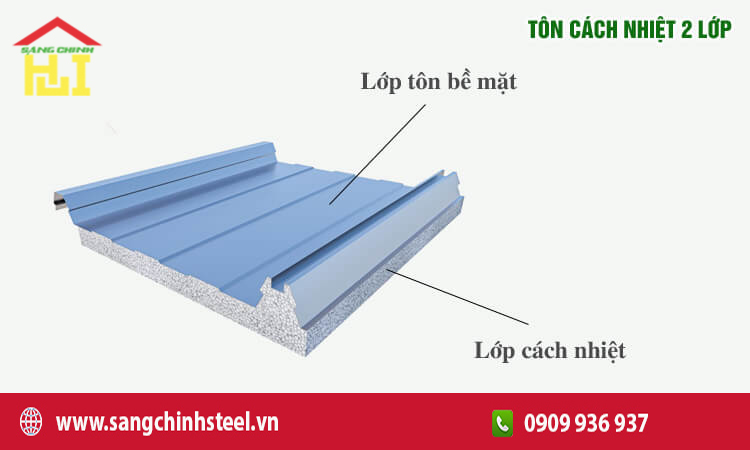 Tôn cách nhiệt 2 lớp: Giải pháp mái nhà tiết kiệm năng lượng và chống nóng hiệu quả