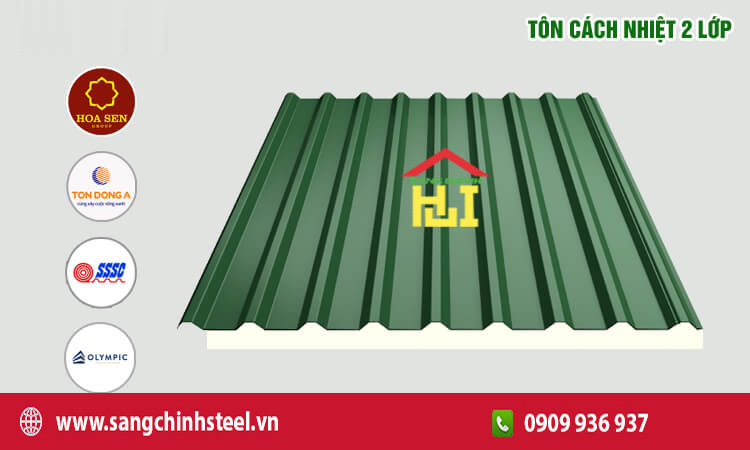 Tôn cách nhiệt 2 lớp: Giải pháp mái nhà tiết kiệm năng lượng và chống nóng hiệu quả
