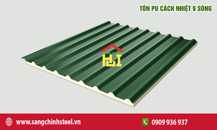 Tôn cách nhiệt 9 sóng: Giải pháp lợp mái tối ưu cho mọi công trình