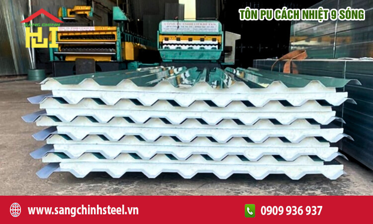 Tôn cách nhiệt 9 sóng: Giải pháp lợp mái tối ưu cho mọi công trình