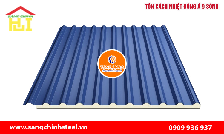 Tôn cách nhiệt 9 sóng Đông Á: Giải pháp mái nhà vượt trội cho công trình bền vững Tôn cách nhiệt 9 sóng Đông Á: Giải pháp mái nhà vượt trội cho công trình bền vững Tôn cách nhiệt 9 sóng Đông Á: Giải pháp mái nhà vượt trội cho công trình bền vững  Tôn cách nhiệt 9 sóng Đông Á: Giải pháp mái nhà vượt trội cho công trình bền vững