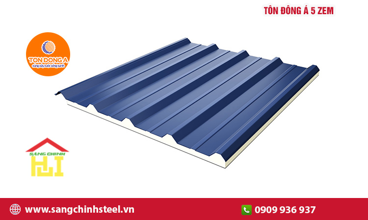 Tôn Đông Á 5 Zem giải pháp lợp mái vượt trội cho mọi công trình
