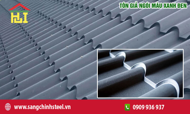 Tôn giả ngói màu xanh đen