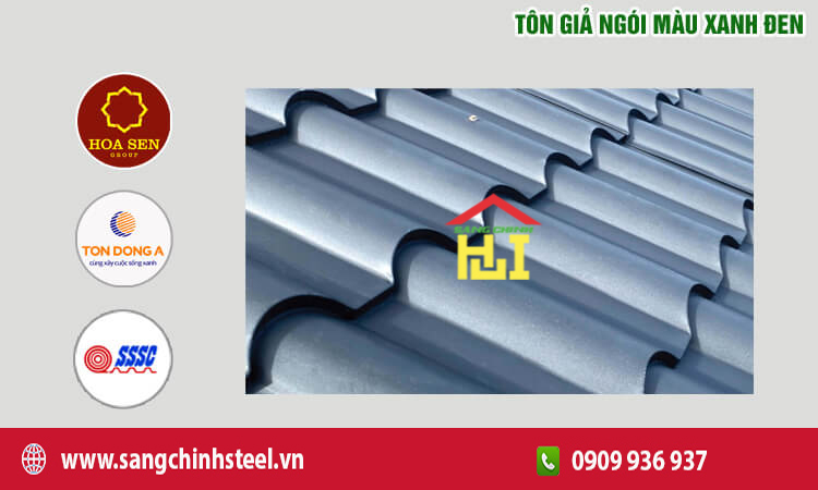 Tôn giả ngói màu xanh đen