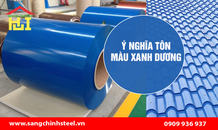 Tôn giả ngói màu xanh dương: Giải pháp lợp mái hiện đại, thẩm mỹ và bền bỉ