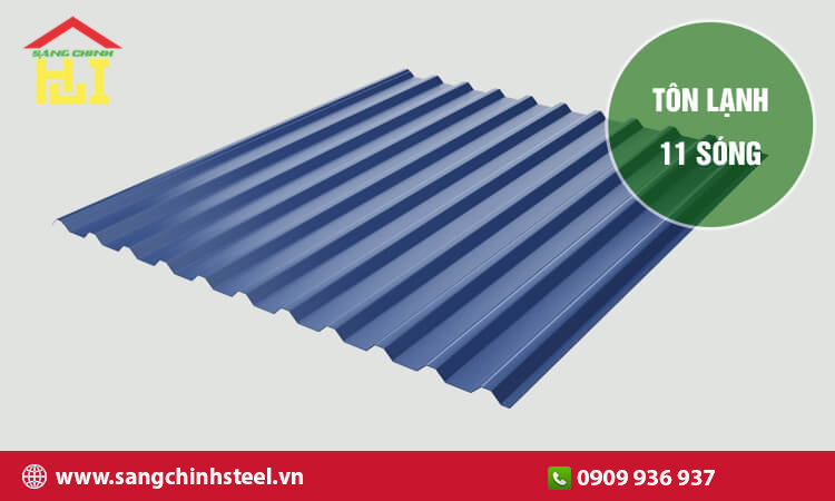 Tôn lạnh 11 sóng: Giải pháp lợp mái tối ưu cho mọi công trình